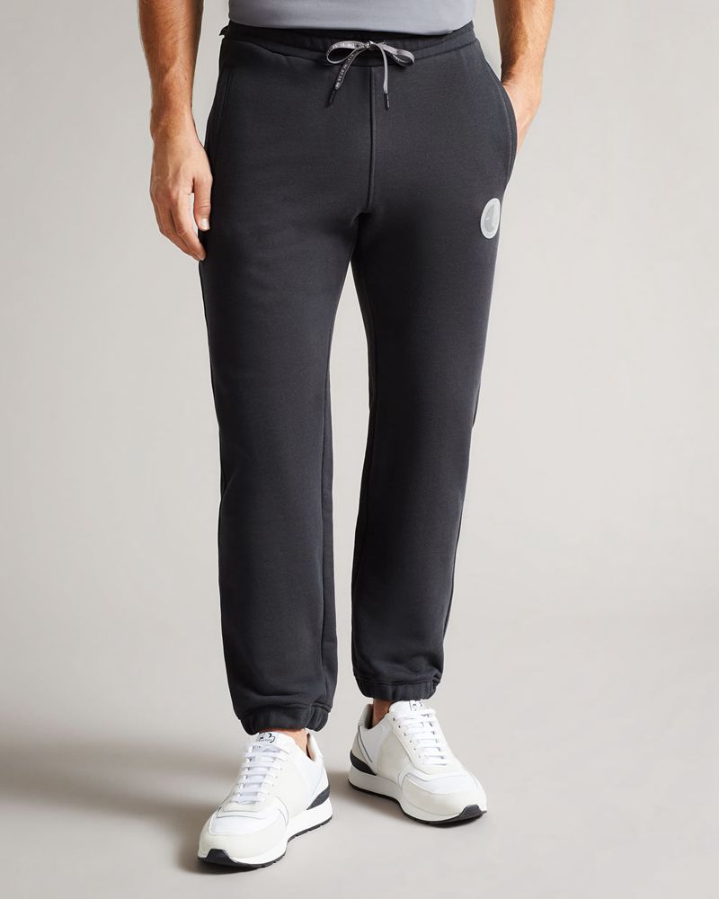 Ted Baker Akabusi Active Jersey Joggers Byxor Herr Svarta | NUV-735289