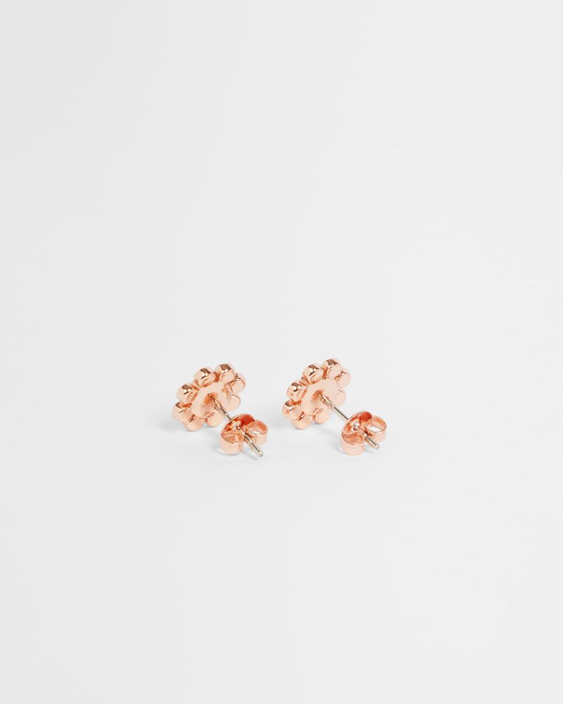 Ted Baker Alliei Tbj2694 Crystal Aurora Stud Earring Smycken Dam Rosegold | LVD-041356