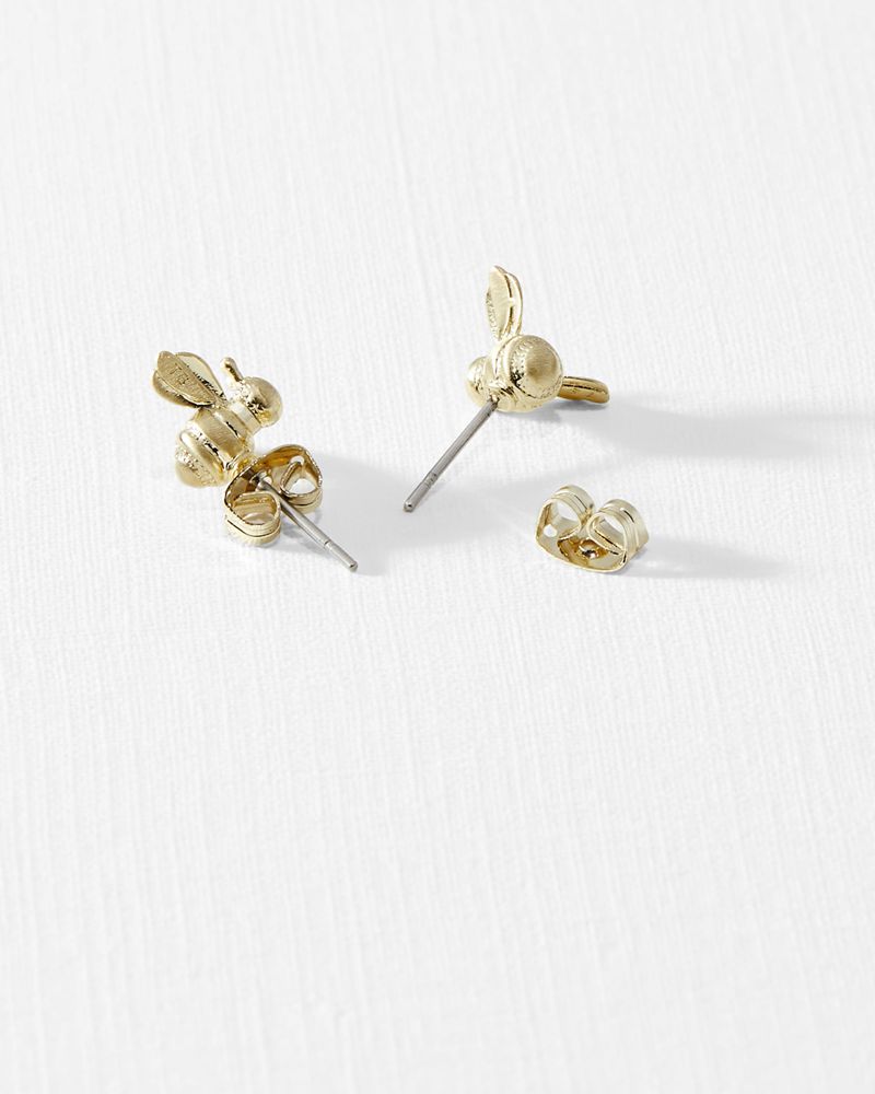 Ted Baker Beelii Bee Earrings Smycken Dam Guld | VQG-452901