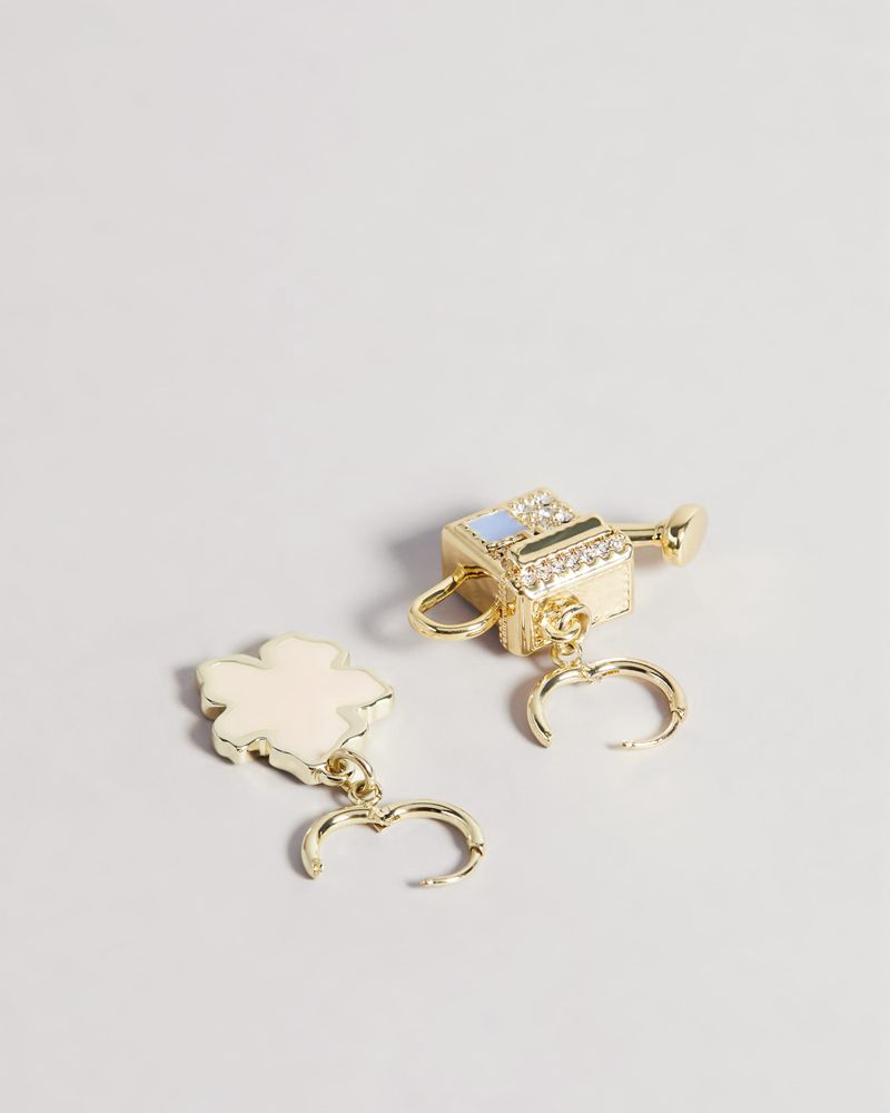 Ted Baker Brinlee Charm Earrings Smycken Dam Guld | PVF-892051