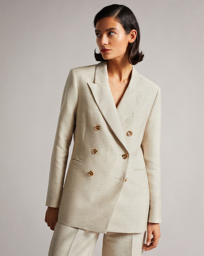 Ted Baker Darlon Relaxed Oversized Peak Lapel Blazer Jacka Dam Vita | TRO-214589