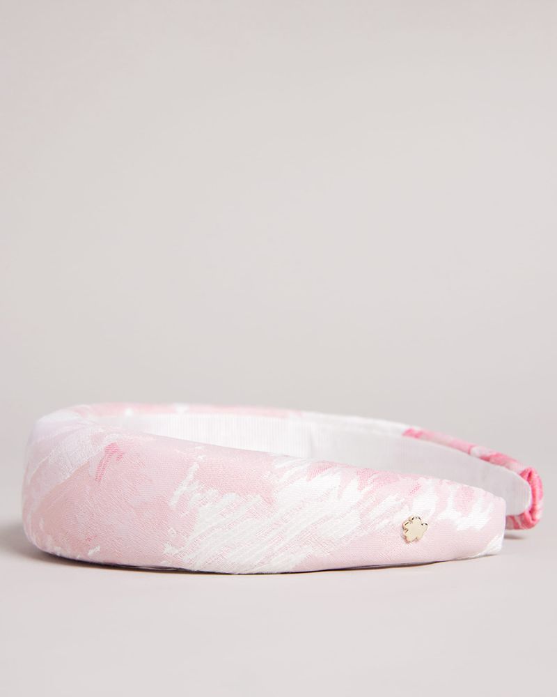 Ted Baker Elen New Romantic Printed Headband Halsduk Dam Rosa | UBQ-729836