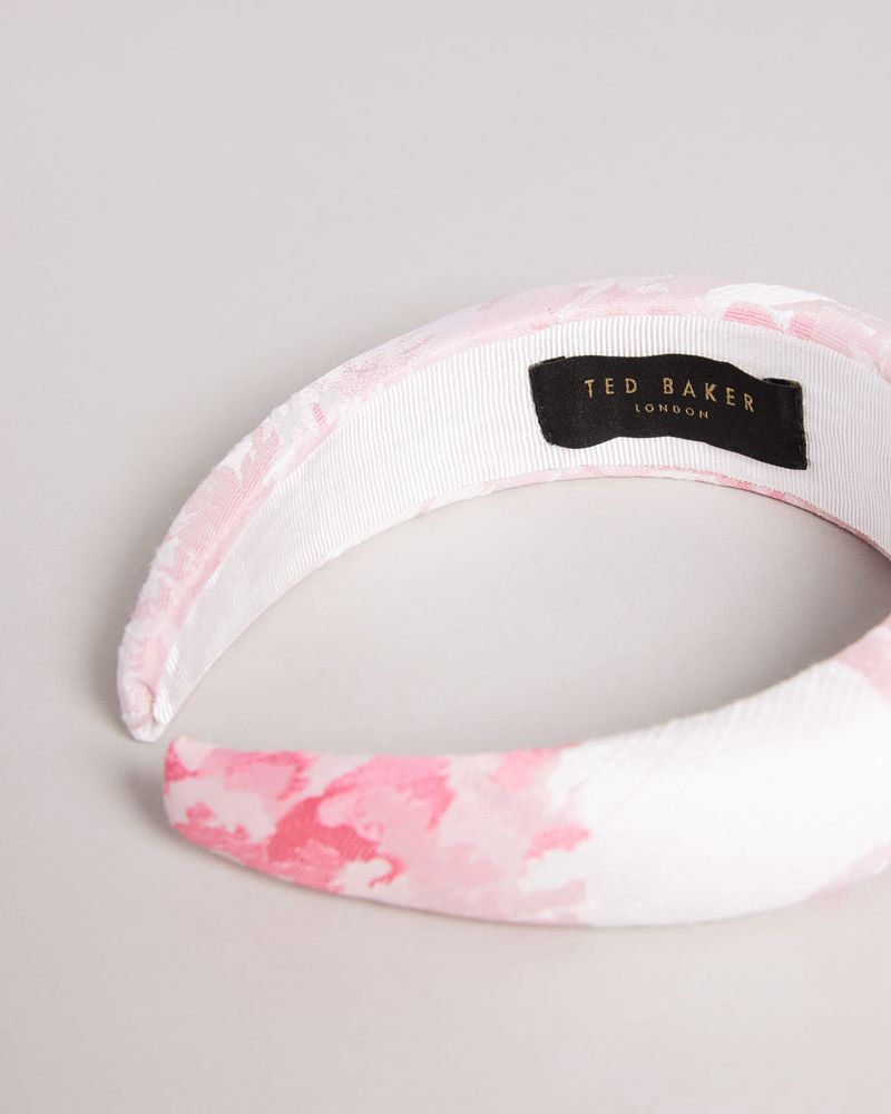 Ted Baker Elen New Romantic Printed Headband Halsduk Dam Rosa | UBQ-729836