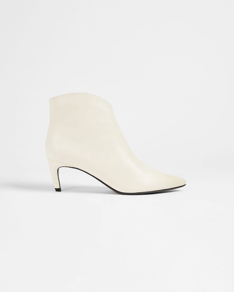 Ted Baker Galiana Läder 60mm Stiletto Höga Klackar Dam Vita | IUT-807963