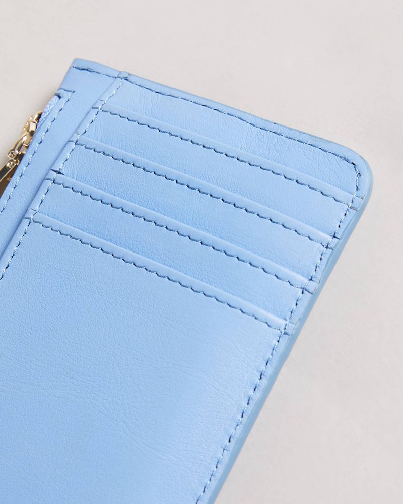 Ted Baker Garcia Zip Card Holder Plånbok Dam Blå | CHA-943562