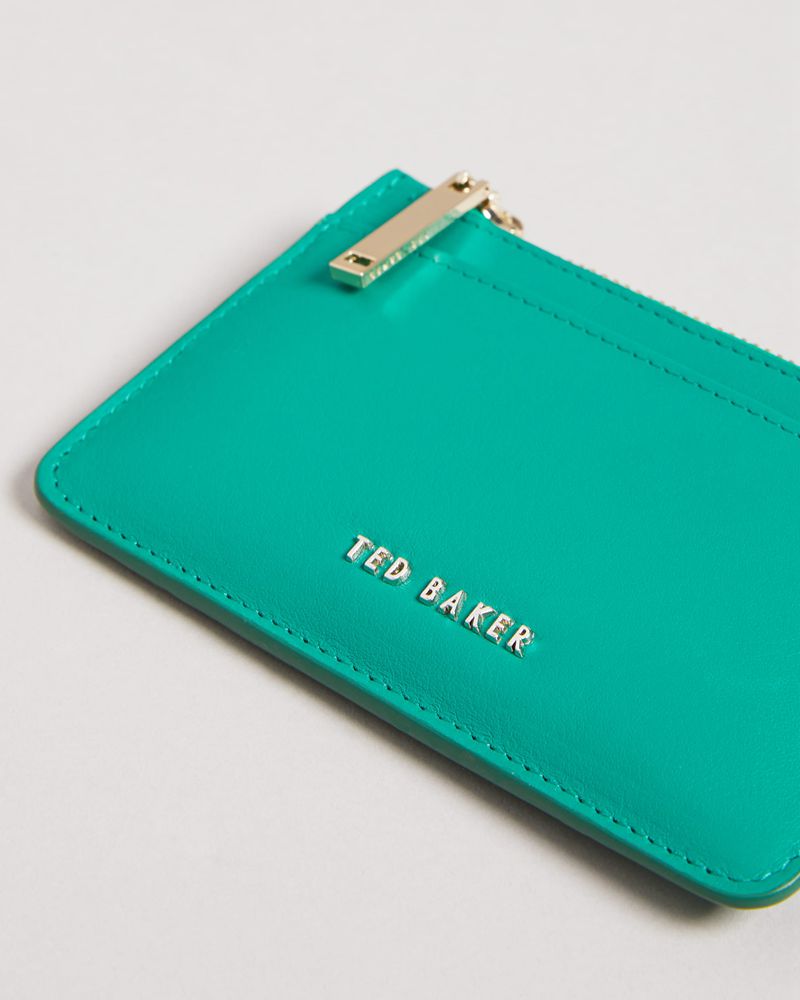 Ted Baker Garcia Zip Card Holder Plånbok Dam Gröna | UAI-864713