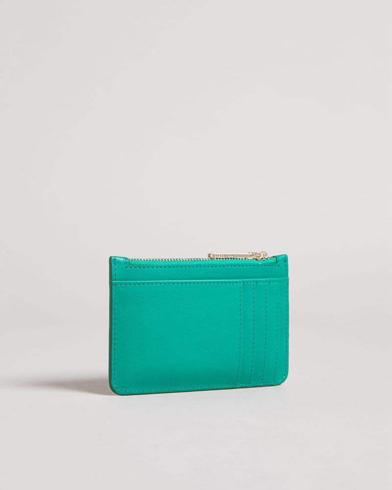 Ted Baker Garcia Zip Card Holder Plånbok Dam Gröna | UAI-864713