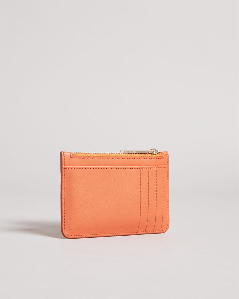 Ted Baker Garcia Zip Card Holder Plånbok Dam Orange | XIP-620749