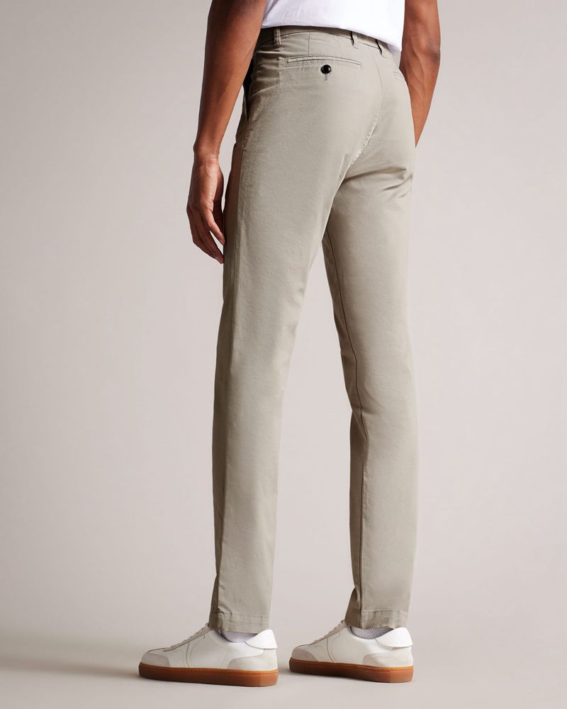 Ted Baker Genay Slim Chinos Kostymer Herr Gray | ZMS-378620