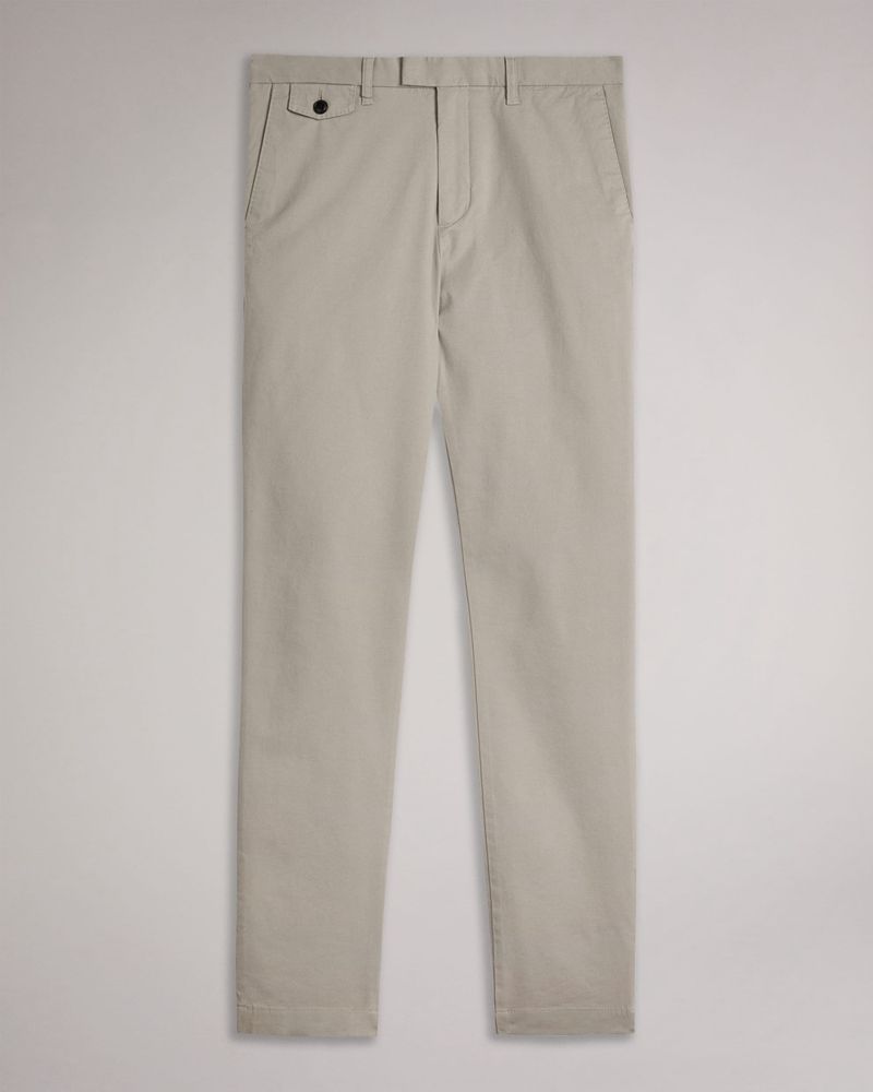 Ted Baker Genay Slim Chinos Kostymer Herr Gray | ZMS-378620