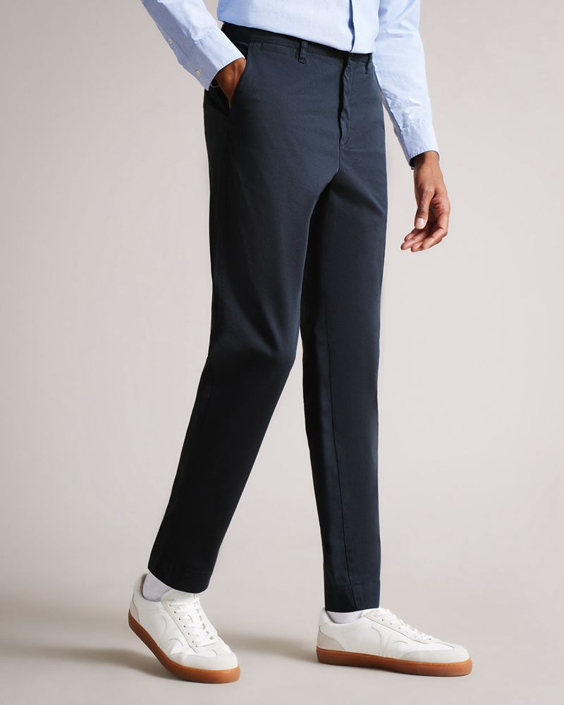 Ted Baker Genbee Vanliga Relaxed Chinos Kostymer Herr Marinblå | CGL-697348