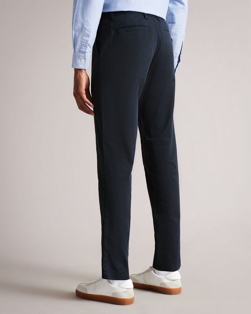 Ted Baker Genbee Vanliga Relaxed Chinos Kostymer Herr Marinblå | CGL-697348