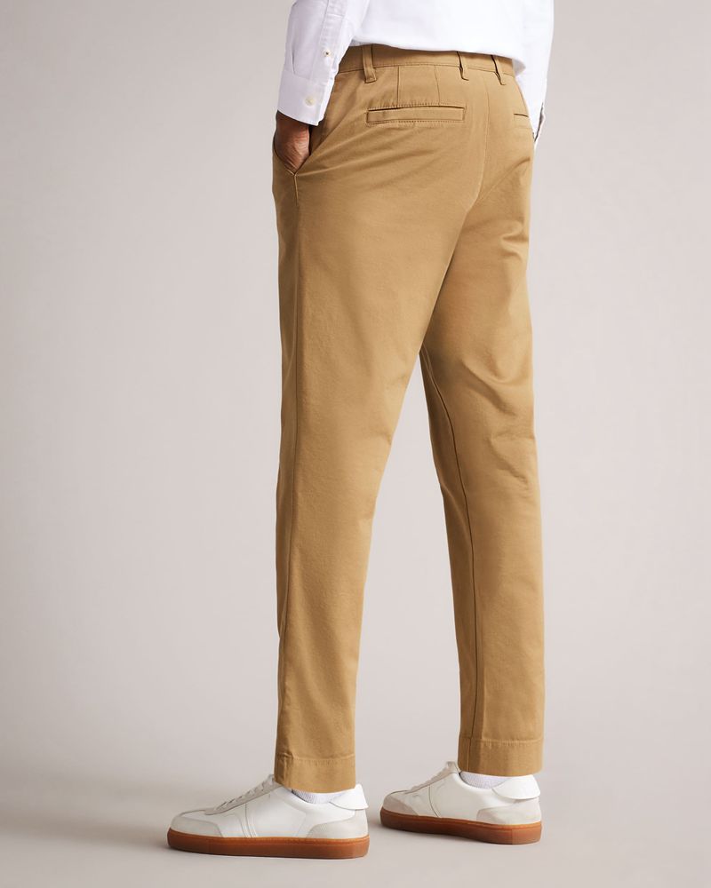 Ted Baker Genbee Vanliga Relaxed Chinos Kostymer Herr Natural | EKY-615098