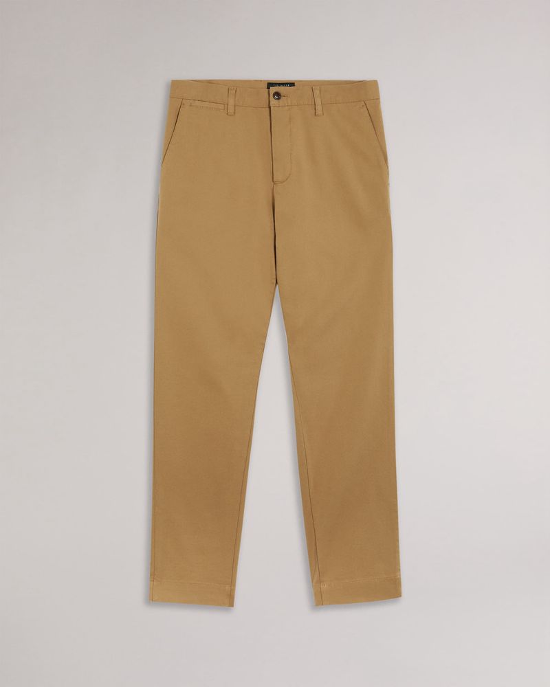 Ted Baker Genbee Vanliga Relaxed Chinos Kostymer Herr Natural | EKY-615098