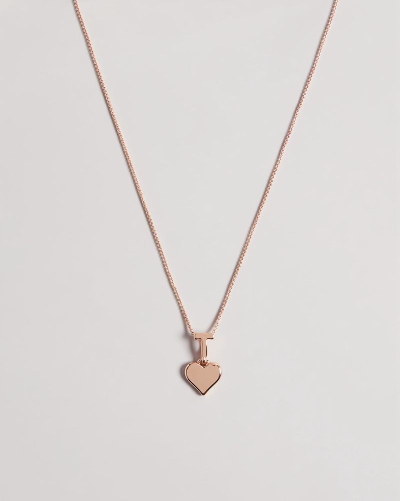 Ted Baker Heidio Tee Heart Pendant Smycken Dam Rosegold | WDR-139750