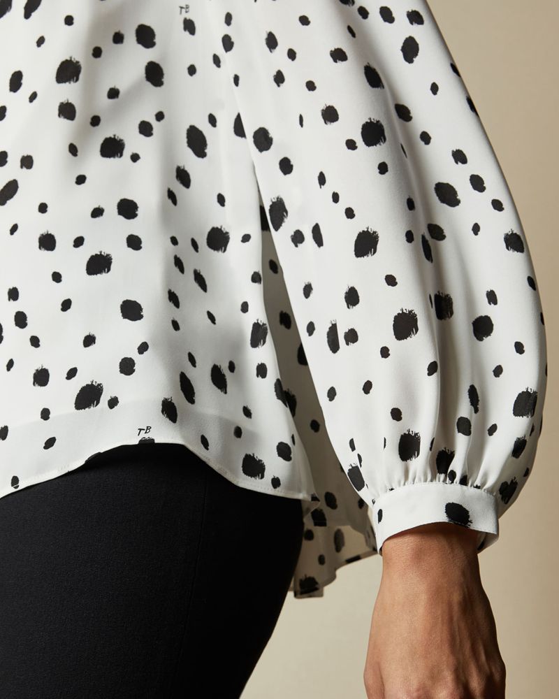 Ted Baker Heiike Polka Dot Blouse Blast Dam Vita | UVF-847590