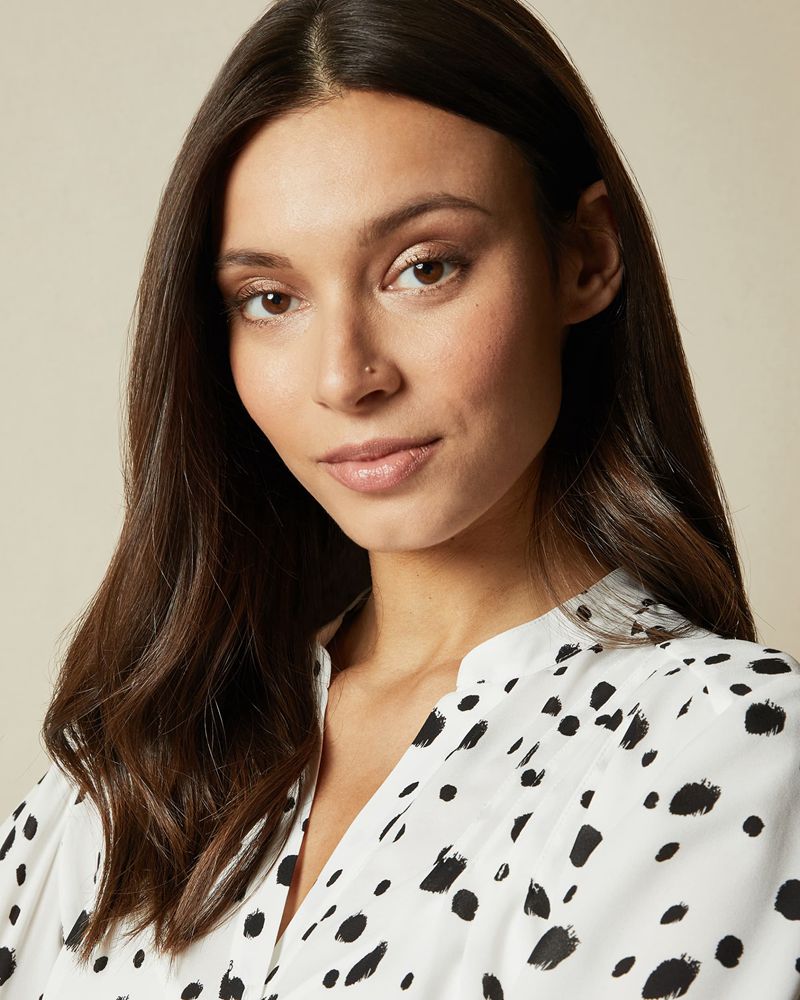 Ted Baker Heiike Polka Dot Blouse Blast Dam Vita | UVF-847590