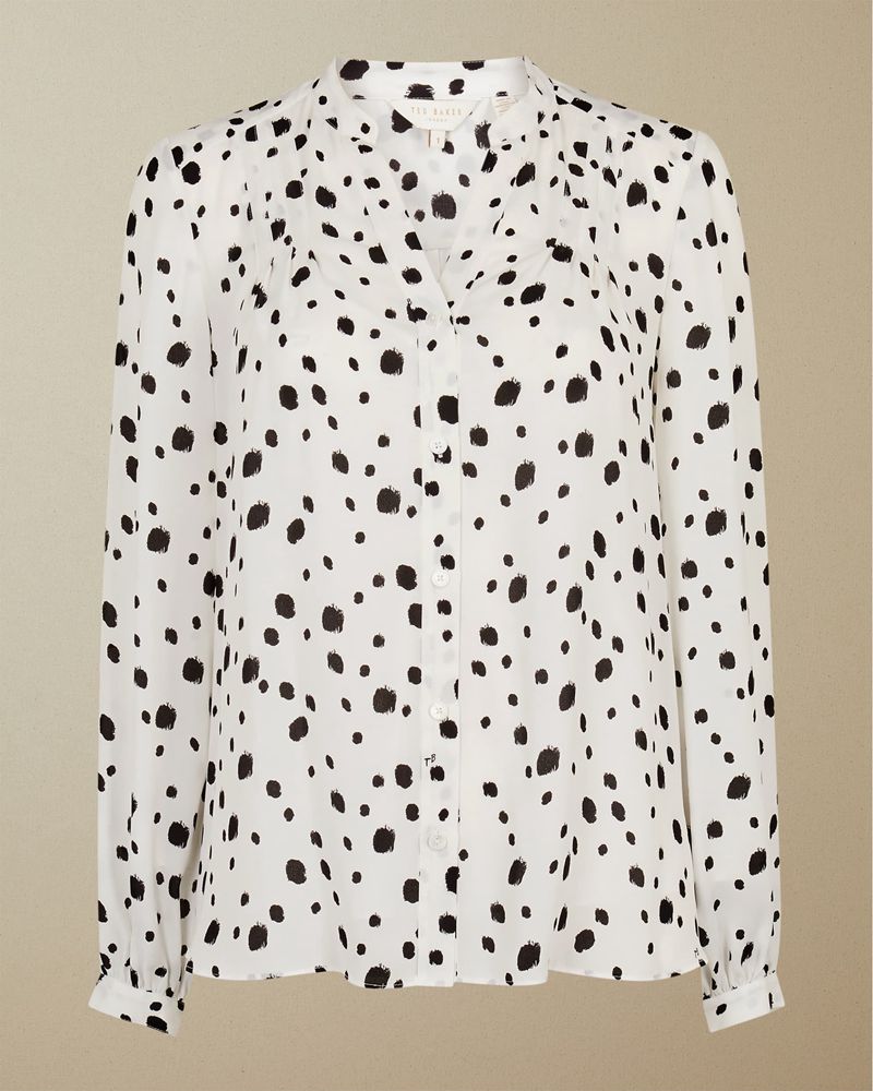 Ted Baker Heiike Polka Dot Blouse Blast Dam Vita | UVF-847590