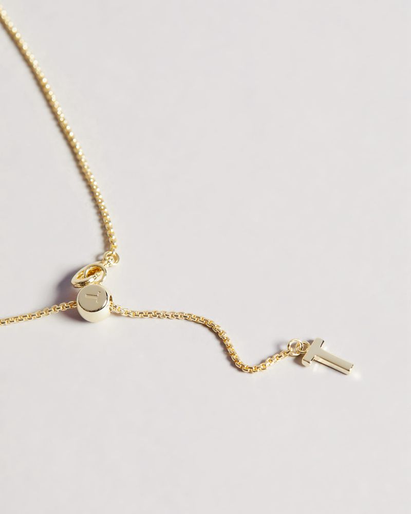 Ted Baker Hunta Chain Of Hearts Pendant Smycken Dam Guld | ZGL-897456