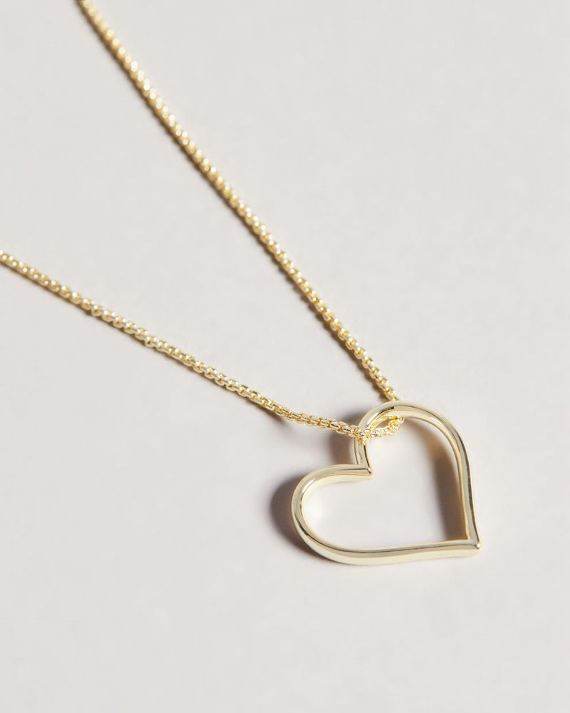 Ted Baker Hunta Chain Of Hearts Pendant Smycken Dam Guld | ZGL-897456