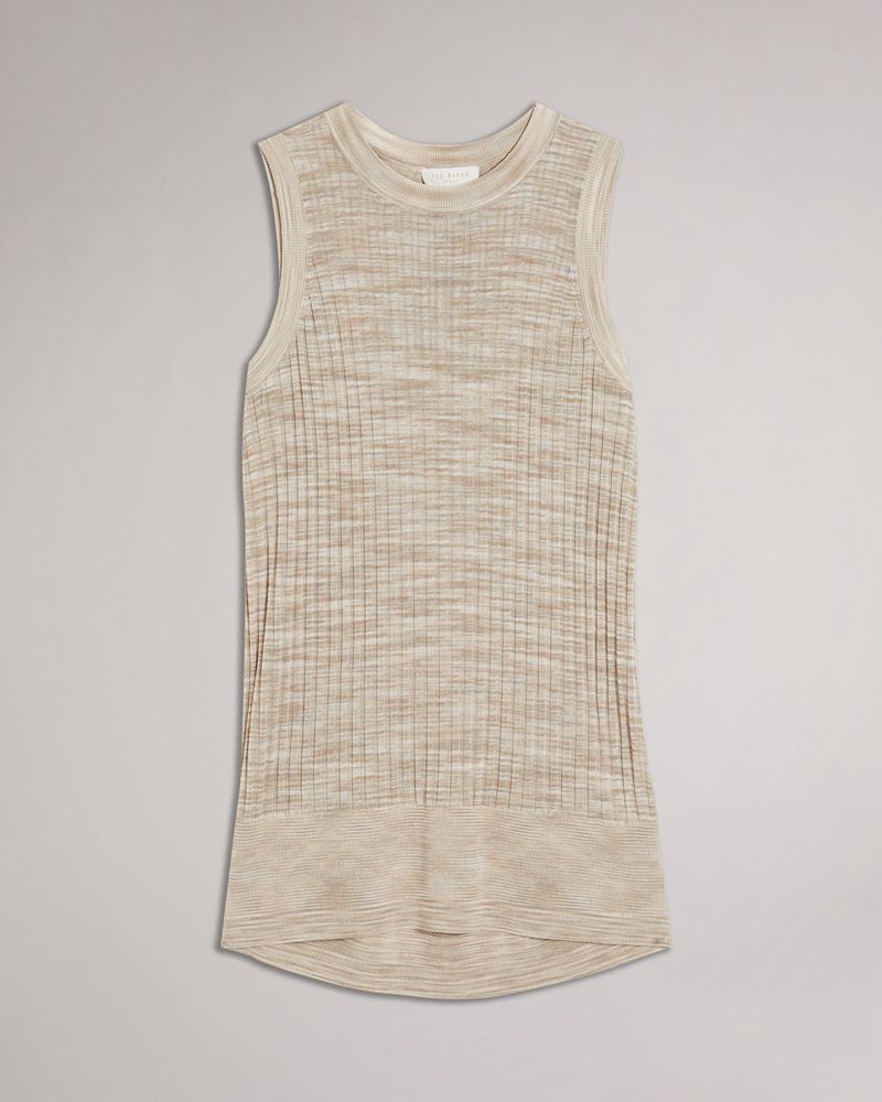 Ted Baker Kcate Rayon Rib Tank Blast Dam Olika Färger | URK-514286