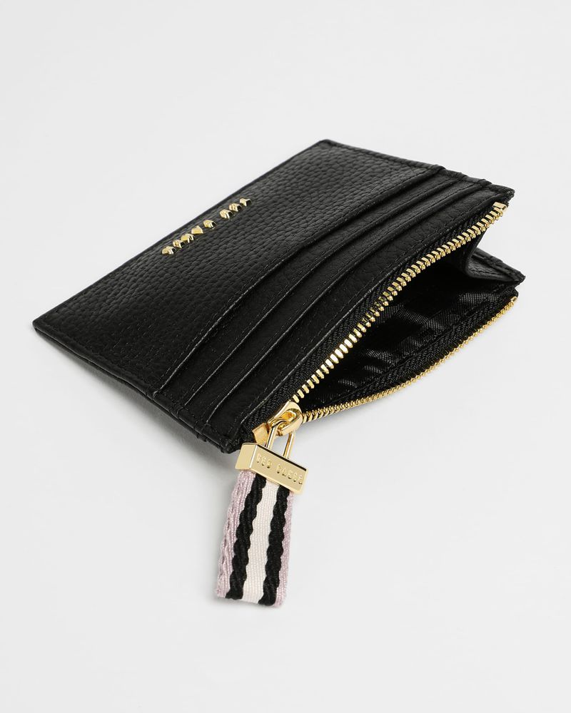 Ted Baker Kelseyy Branded Webbing Card Holder Plånbok Dam Svarta | NKT-429015