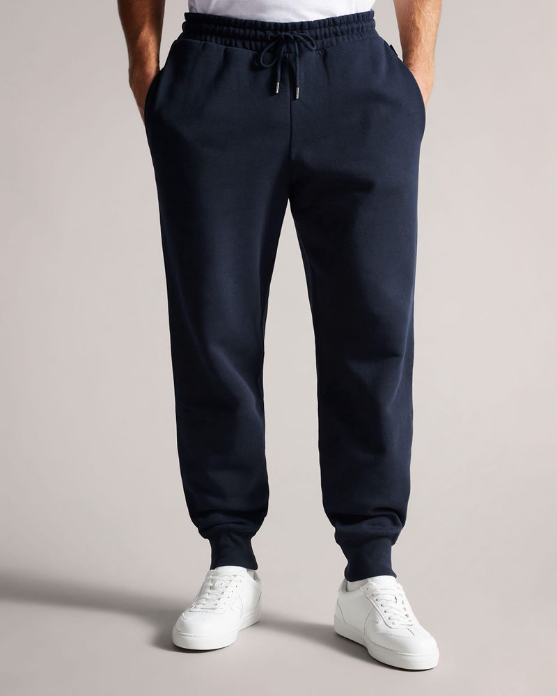 Ted Baker Latima Jersey Joggers Byxor Herr Marinblå | NWQ-659180