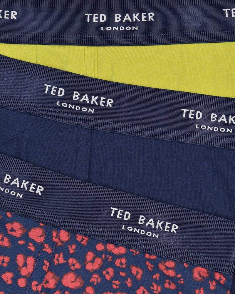 Ted Baker Lorryi 3 Pack Mode Bomull Trunks Underkläder Herr Olika Färger | PIF-286073