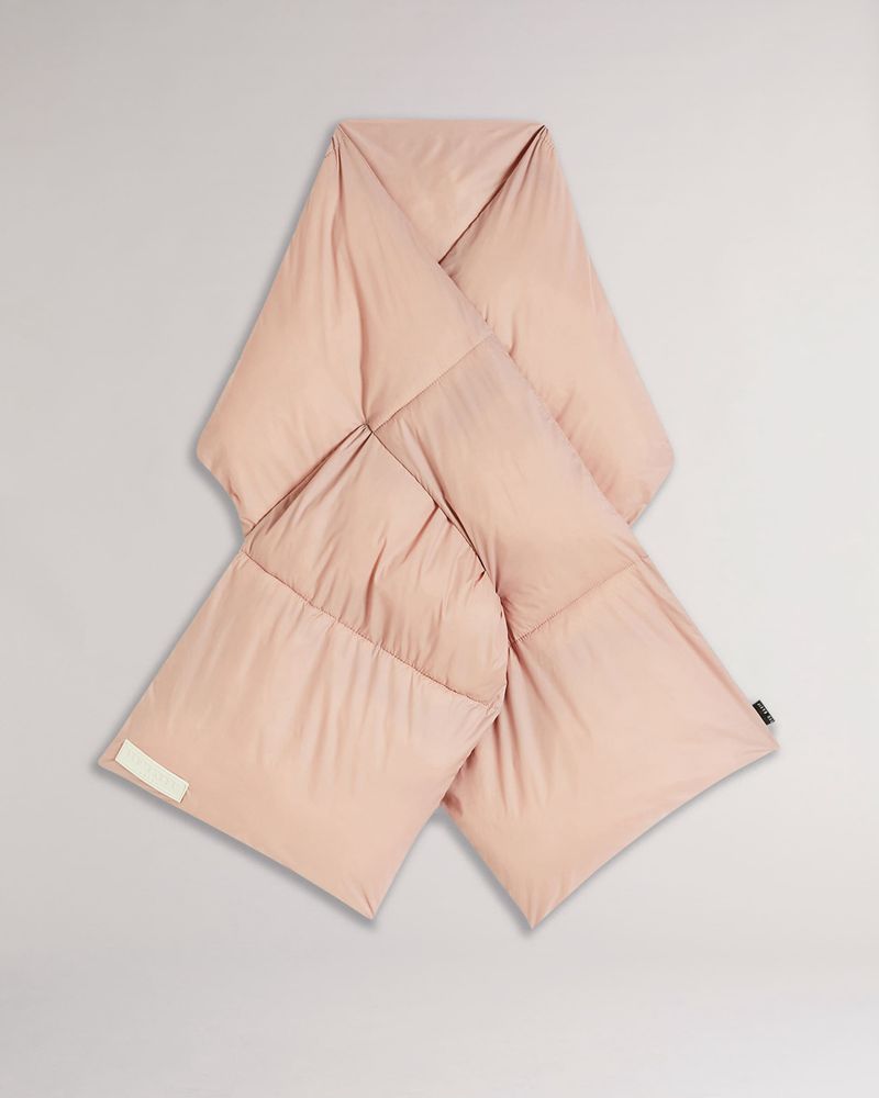 Ted Baker Marjey Quilted Puffer Halsduk Dam Rosa | GIT-023167