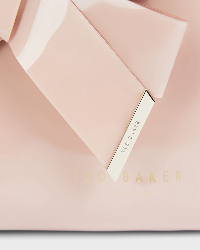 Ted Baker Nicco Knot Bow Wash Sminkväska Dam Rosa | VJT-985264