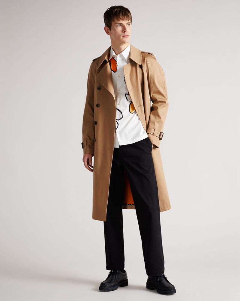 Ted Baker Ogmore Bonded Trench Jacka Herr Bruna | CPI-234570