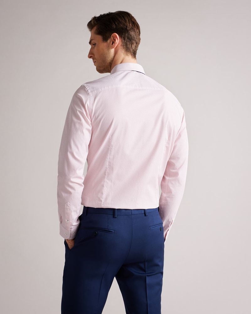 Ted Baker Padarss Long Sleeve Slim Fit Shorts Herr Rosa | ZNH-540617