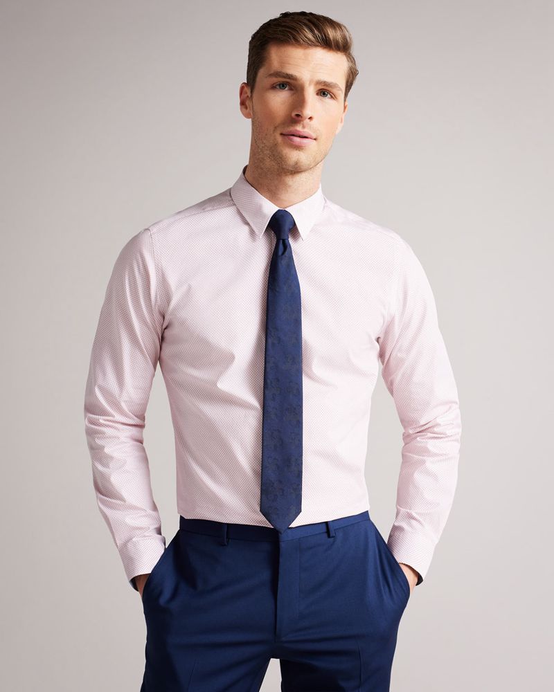 Ted Baker Padarss Long Sleeve Slim Fit Shorts Herr Rosa | ZNH-540617