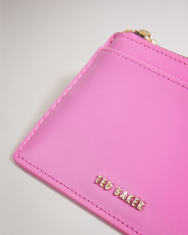 Ted Baker Samieed Zip Card Holder Plånbok Dam Rosa | VZS-240973