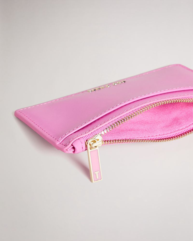 Ted Baker Samieed Zip Card Holder Plånbok Dam Rosa | VZS-240973