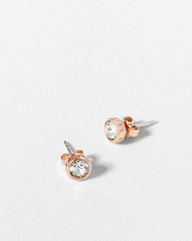 Ted Baker Sinaa Round Stud Earrings Smycken Dam Rosegold | ANJ-295817