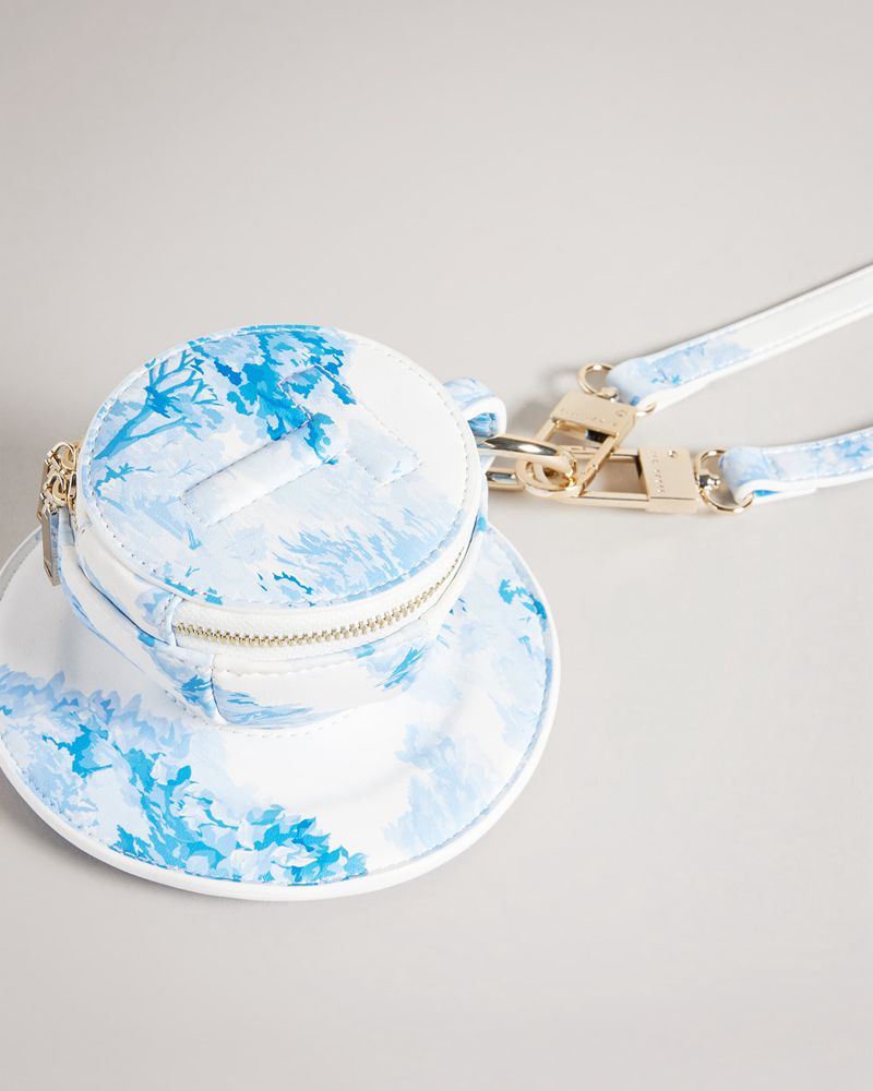 Ted Baker Teacupa New Romantic Tea Cup Charm Plånbok Dam Blå | DNR-571048