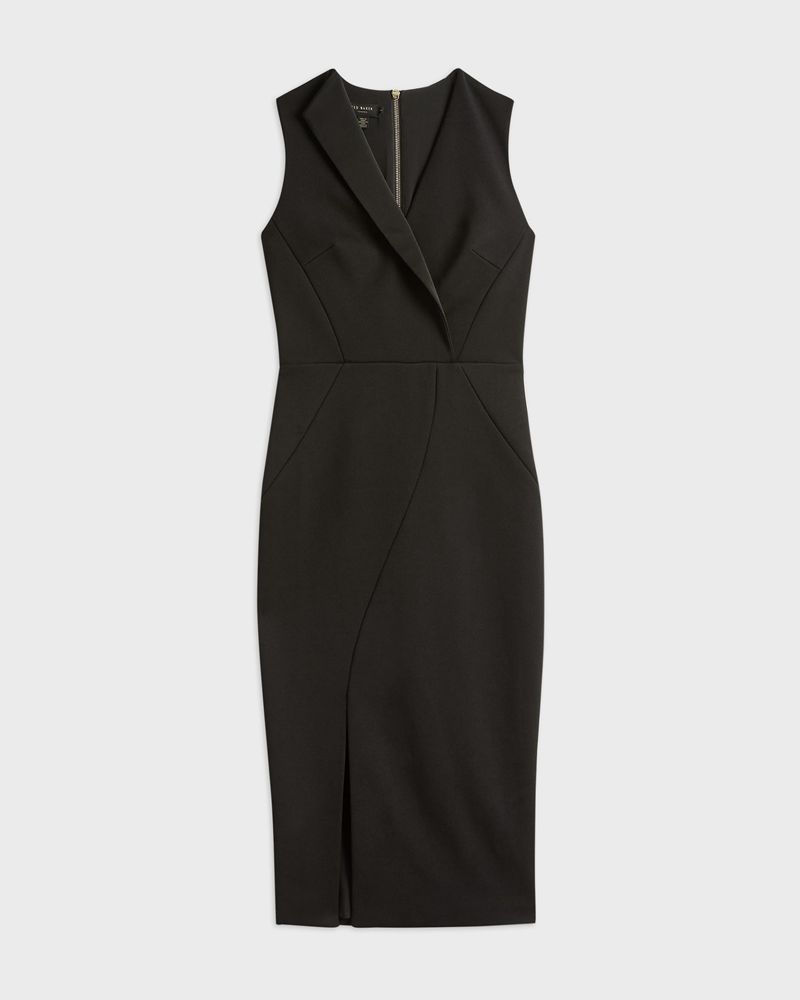 Ted Baker Tiloola Seam Detail Bodycon Klänning Dam Svarta | NGL-984573