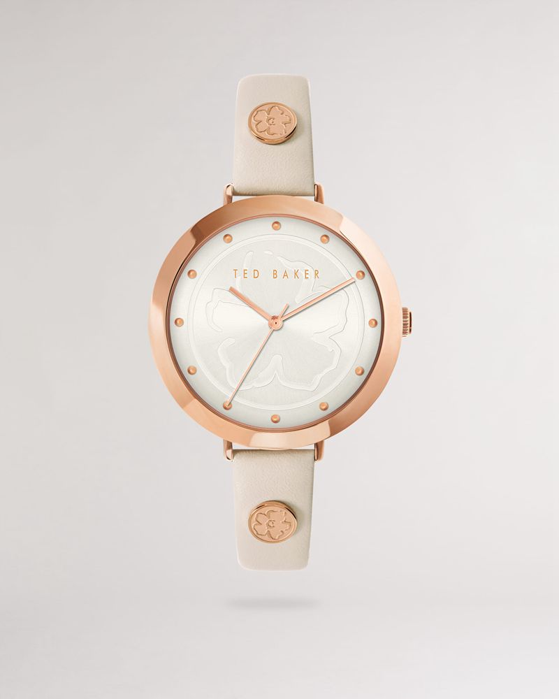 Ted Baker Ammylo Magnolia Läder Rem Klocka Dam Olika Färger | XAC-518947