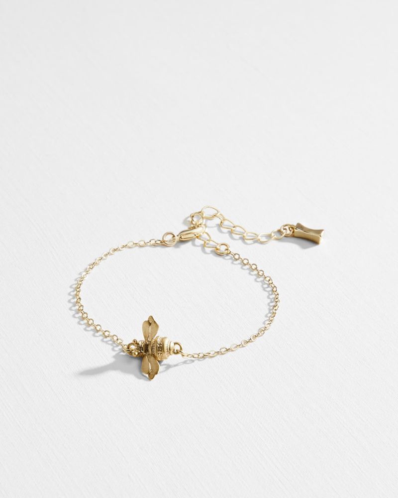 Ted Baker Beedina Bumble Bee Bracelet Smycken Dam Guld | TSO-534028