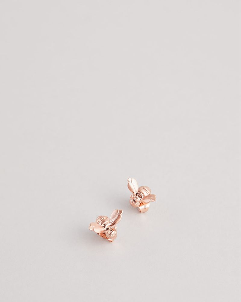 Ted Baker Beelii Bee Earrings Smycken Dam Rosegold | PGY-165932