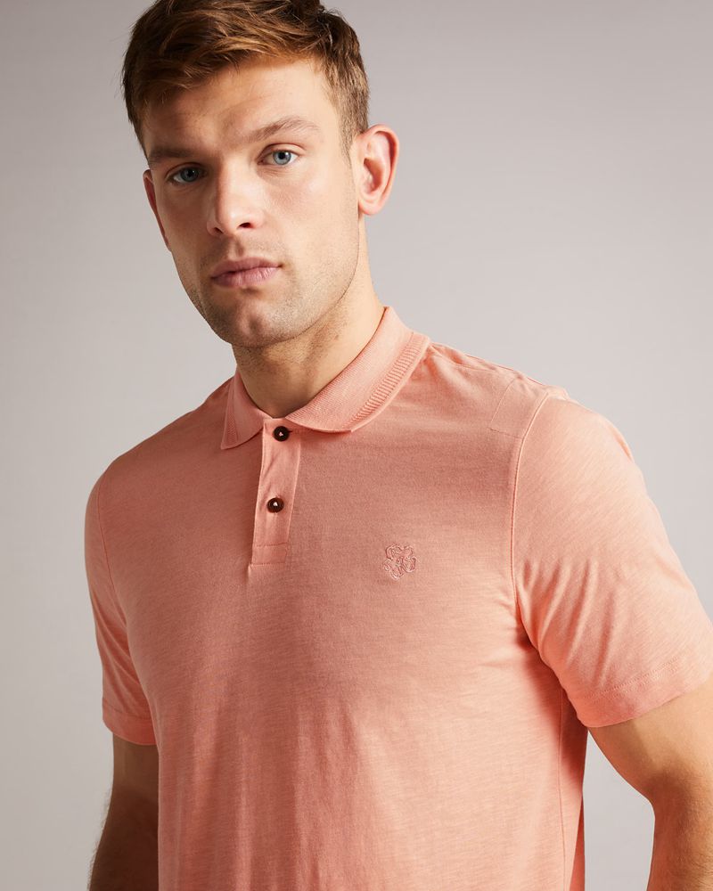 Ted Baker Delvin Sleeve Polo Blast Herr Rosa | TEH-830564