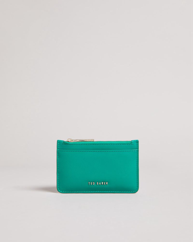 Ted Baker Garcia Zip Card Holder Plånbok Dam Gröna | UAI-864713