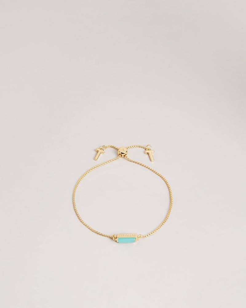 Ted Baker Glorii Gem Drawstring Bracelet Smycken Dam Teal | TFQ-162759