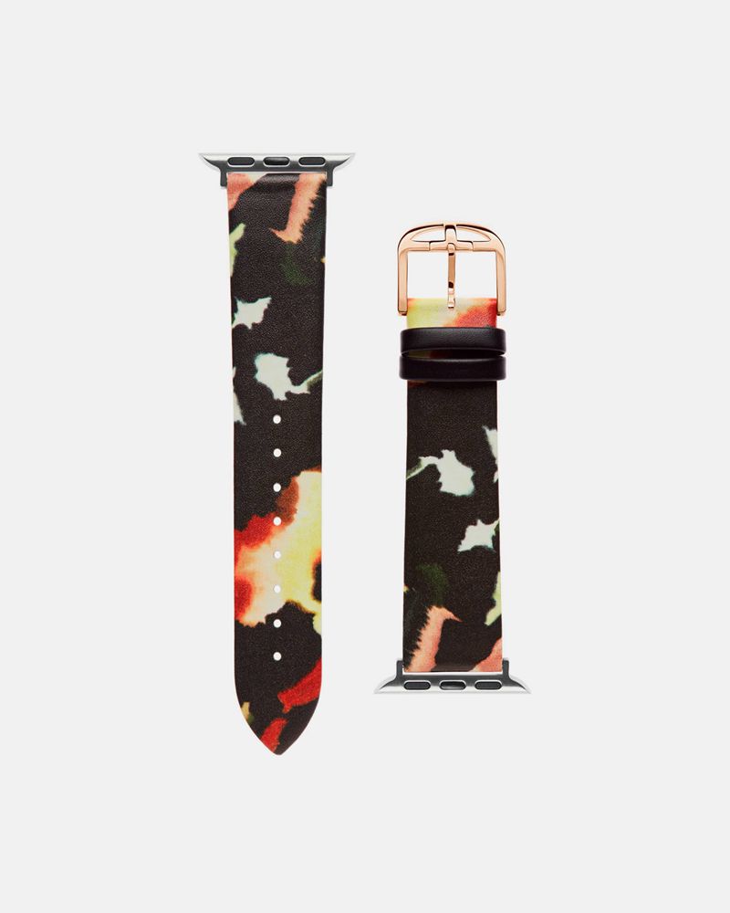 Ted Baker Sanso Printed Apple Rem Klocka Dam Olika Färger | LRG-713260