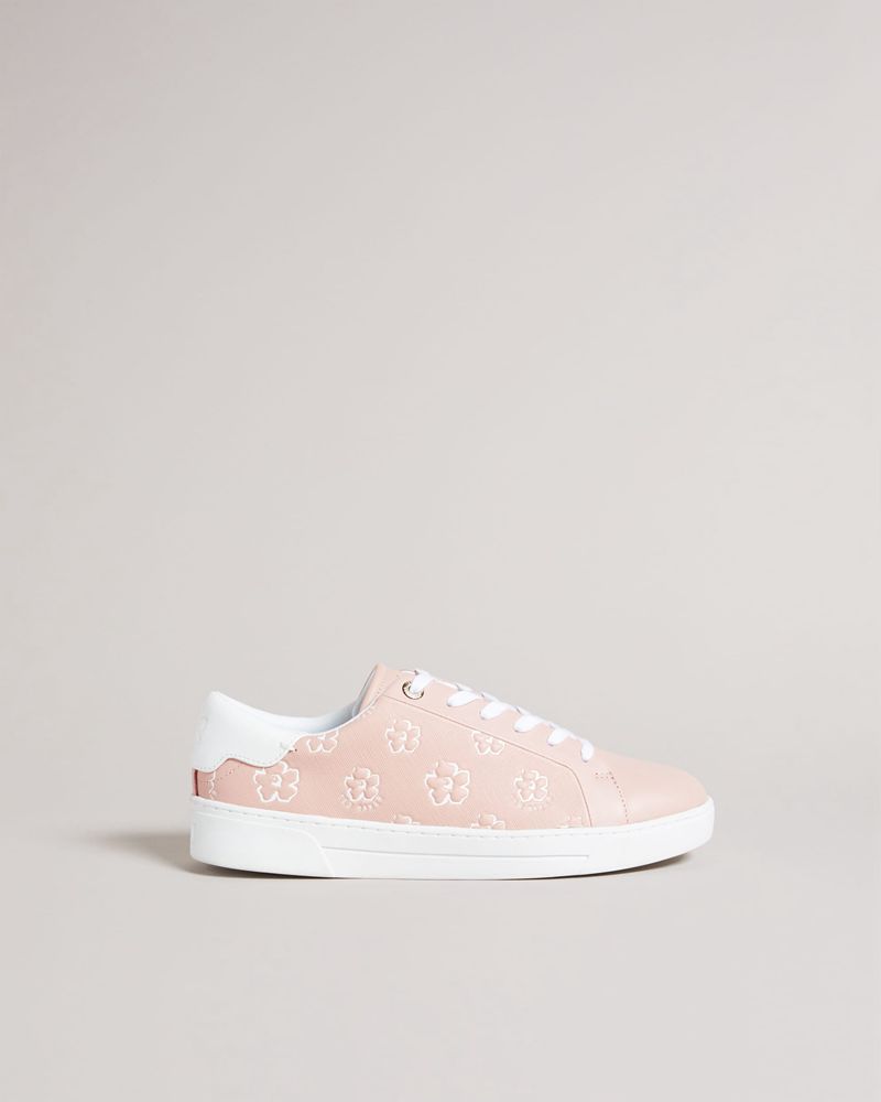 Ted Baker Taliy Magnolia Flower Cupsole Sneakers Dam Rosa | UWS-807246